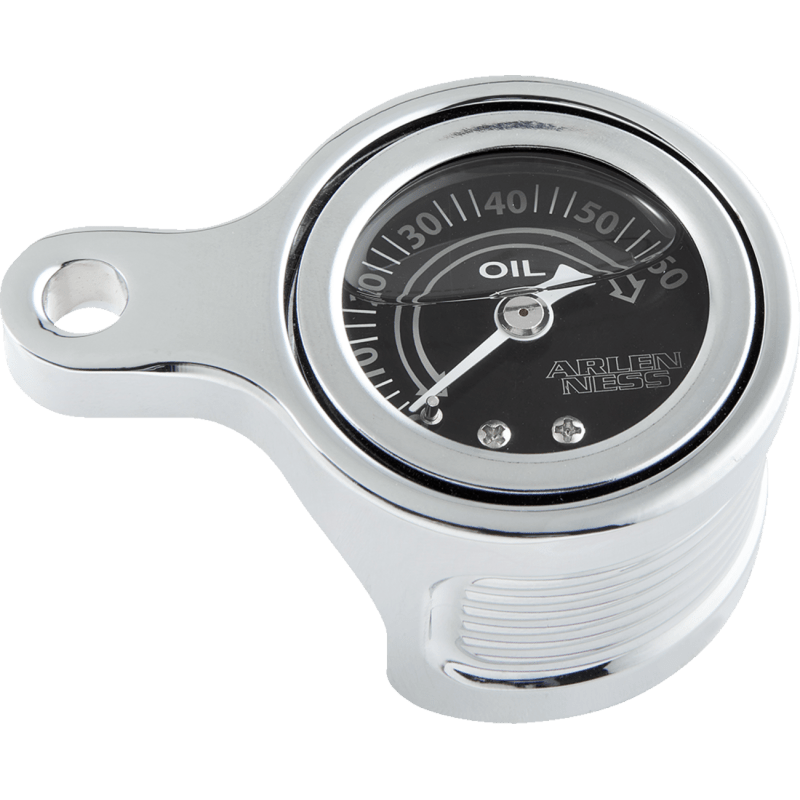 ARLEN NESS GAUGE OIL PRESSURE METHOD CHROME (610 - 102) - DRIVEN Canada's Powersports 610 - 102