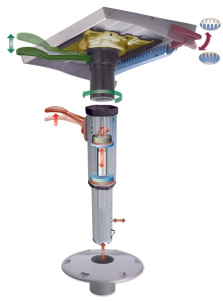 ATTWOOD 238 SERIES SOCKET PIEDESTAL BASE MOUNTING (238312 - 1) - DRIVEN Canada's Powersports 014599123835238312 - 1