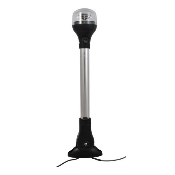 ATTWOOD ALL AROUND NAVIGATION LIGHT, VERTICAL MOUNT WITH 20” POLE (5551 - PA20 - 7) - DRIVEN Canada's Powersports 0226975552815551 - PA20 - 7
