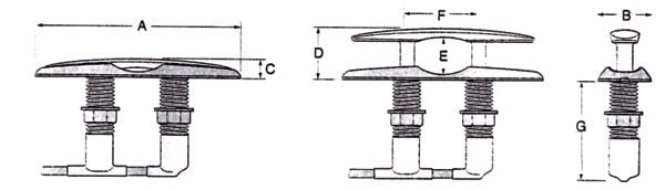 ATTWOOD NEAT CLEAT (66517 - 7) - DRIVEN Canada's Powersports 02269766517166517 - 7