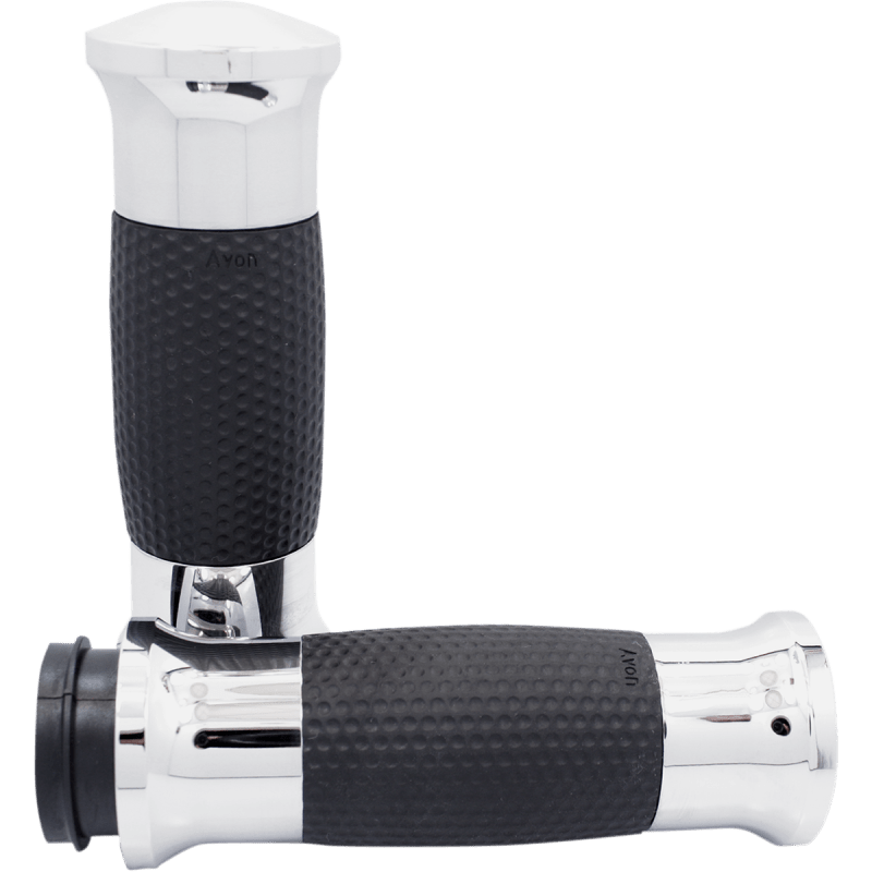 AVON GRIPS GRIPS GEL CHROME TBW (GEL - 70 - CH - FLY) - DRIVEN Canada's Powersports 717163624515GEL - 70 - CH - FLY