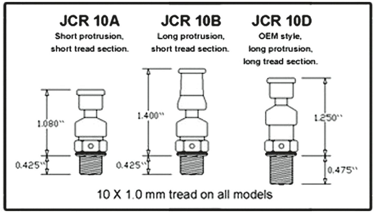 AV&V 10MM DECOMPRESSOR VALVES 1.1 (PR) (JCR - 10A - 2) - DRIVEN Canada's Powersports JCR - 10A - 2