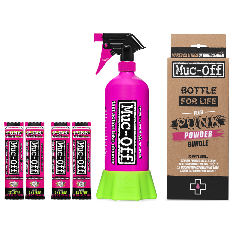 MUC-OFF CLNR PUNK PWDR 4PK/BTTLE Front - Driven Powersports
