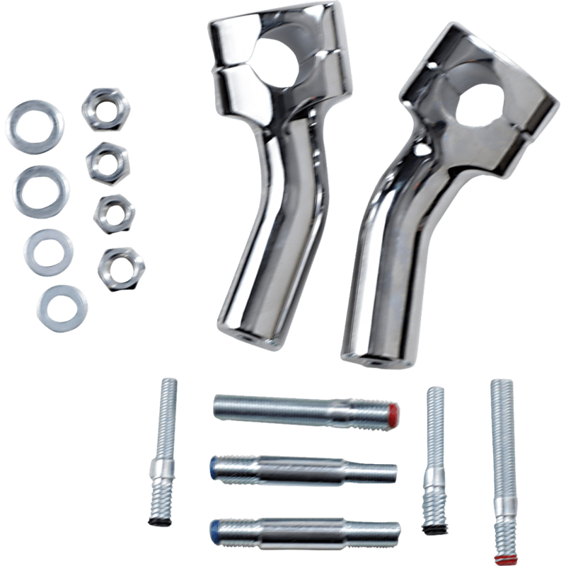 BARON KICKBACK RISERS CHROME PR (BA - 7410 - U) - DRIVEN Canada's Powersports BA - 7410 - U