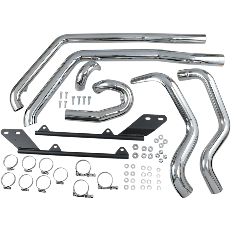 BASSANI XHAUST 07 - 17 FLST/FXST POWER CURVE HEADERS - DRIVEN Canada's Powersports 810594010442SFT - 212