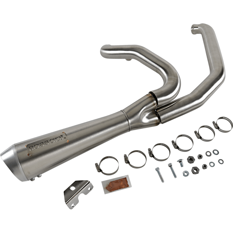 BASSANI XHAUST 17 - 21 FL EXHAUST 2:1 SHORT MEGA SS (1F42SS) - DRIVEN Canada's Powersports 8500074953291F42SS
