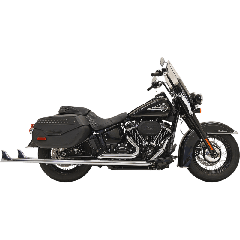 BASSANI XHAUST 18 - 21 SOFTAIL EXHAUST FISH/T 39" N/B (1S76E - 39) - DRIVEN Canada's Powersports 8105940127671S76E - 39