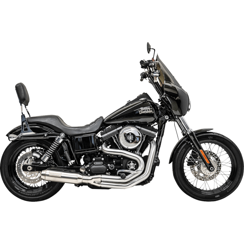 BASSANI XHAUST 2 - INTO - 1 MID - LENGTH SUPER BIKE EXHAUST STAINLESS STEEL (1D4SS) - DRIVEN Canada's Powersports 1D4SS