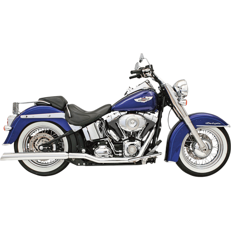 BASSANI XHAUST 99 - 17 SOFTAIL 3" SLANTCUT SO CHROME*2 (31117C) - DRIVEN Canada's Powersports 81059401971131117C
