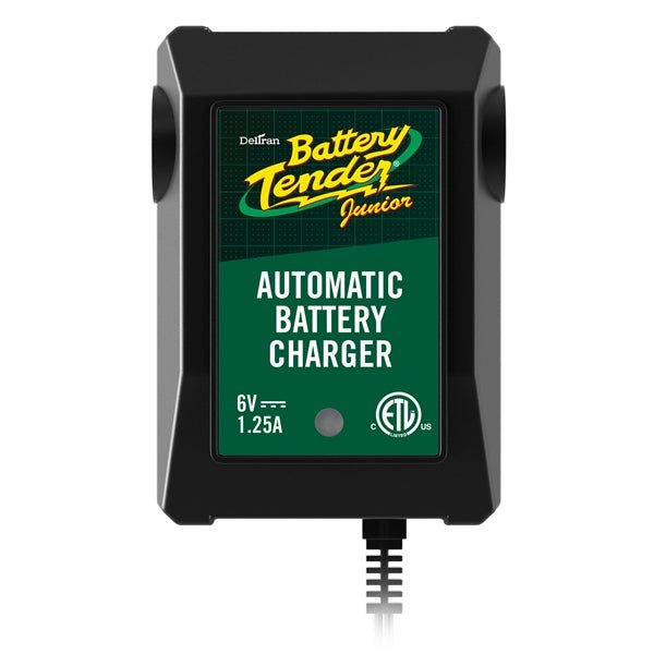 BATTERY TENDER BATTERY CHARGER 6V/1.25A JUNIOR (022 - 0196 - CA) - DRIVEN Canada's Powersports 734357219616022 - 0196 - CA