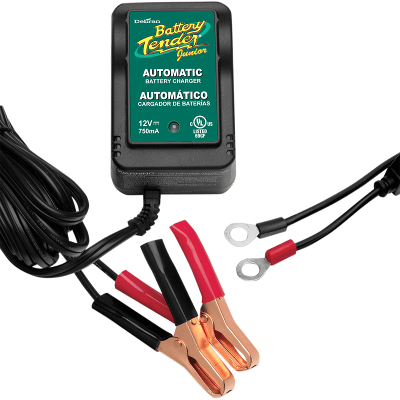 BATTERY TENDER BATTERY CHARGER JUNIOR (021 - 0123 - CA) - DRIVEN Canada's Powersports 734357112337021 - 0123 - CA