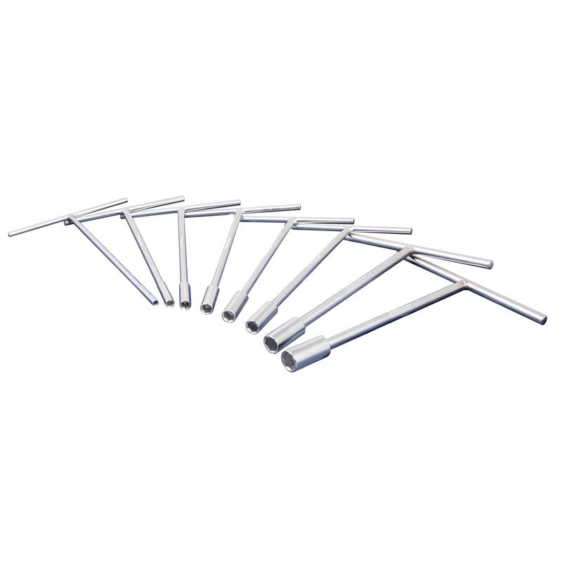 BIKE SERVICE T - HANDLE SOCKET WRENCH SET 300MM (8PCS) (BS1660) - DRIVEN Canada's Powersports 4717991216605BS1660