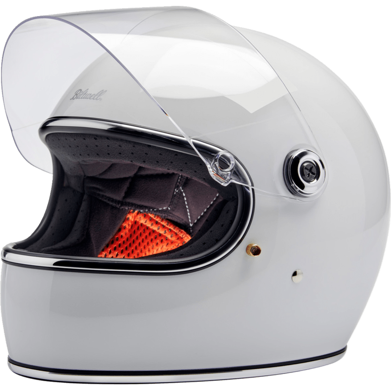 BILTWELL HELMET GRINGO S Gloss White Other - Driven Powersports