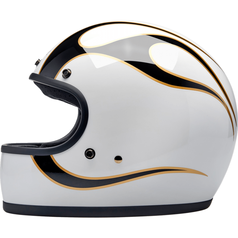 BILTWELL HELMET GRINGO W/B FLAM - DRIVEN Canada's Powersports 8402589073441002 - 561 - 502