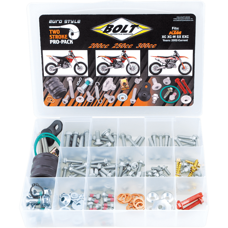 BOLT EURO STYLE TWO STROKE PRO - PACK FOR KTM 200CC - 300CC (KT) (EUPP - 200/300) - DRIVEN Canada's Powersports 819648020055EUPP - 200/300