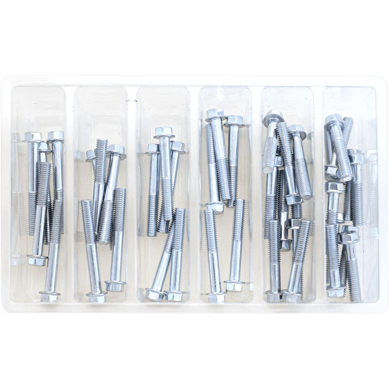 BOLT M6 8MM HEX FLANGE BOLT ASSORTMENT 2 (KT) - Driven Powersports Inc.819648021724SV - M6HEXF - 2
