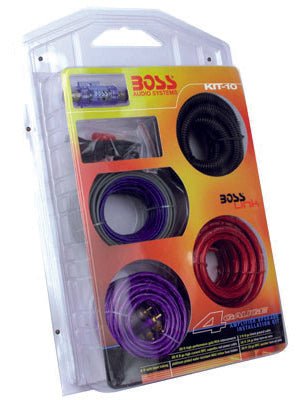 BOSS AUDIO 4 GAUGE AMPLIFIER INSTALLATION KIT (KIT - 10) - DRIVEN Canada's Powersports 791489340069KIT - 10