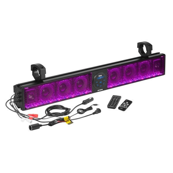 BOSS AUDIO SOUND BAR AMPLIFIED WITH LED (BRT36RGB) - DRIVEN Canada's Powersports 791489129640BRT36RGB
