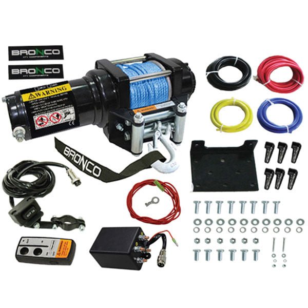 BRONCO GENERATION 2 3500LBS WIRELESS WINCH (AC - 12020 - 1) - DRIVEN Canada's Powersports 682577040506AC - 12020 - 1