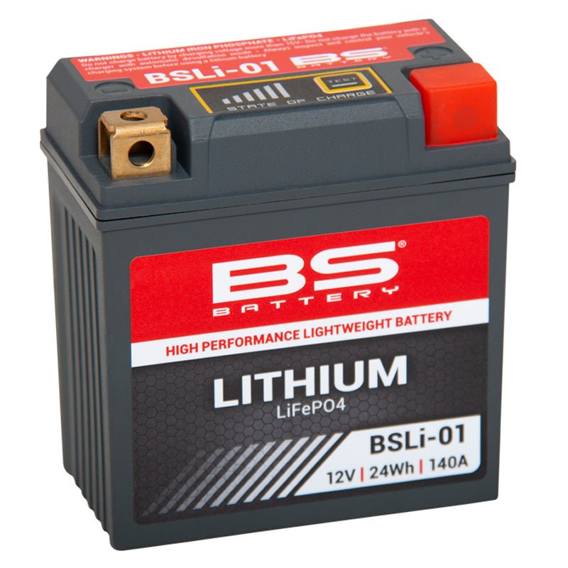 BS BATTERY BSLI - 01 12V LITHIUM BATTERY (360101) - DRIVEN Canada's Powersports 3564094601019360101