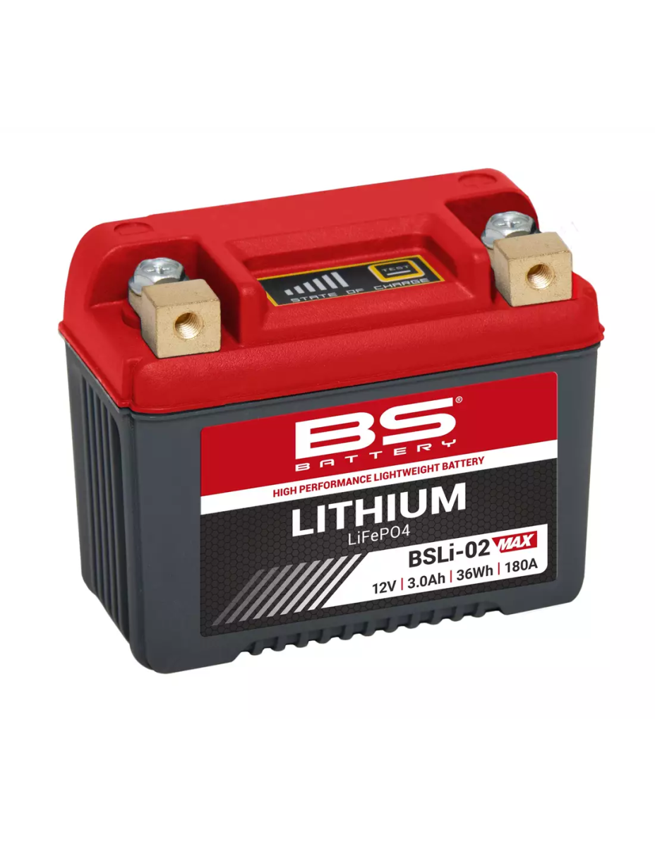 BS BATTERY BSLI - 02 MAX 12V LITHIUM BATTERY (360115) - DRIVEN Canada's Powersports 3564094601156360115