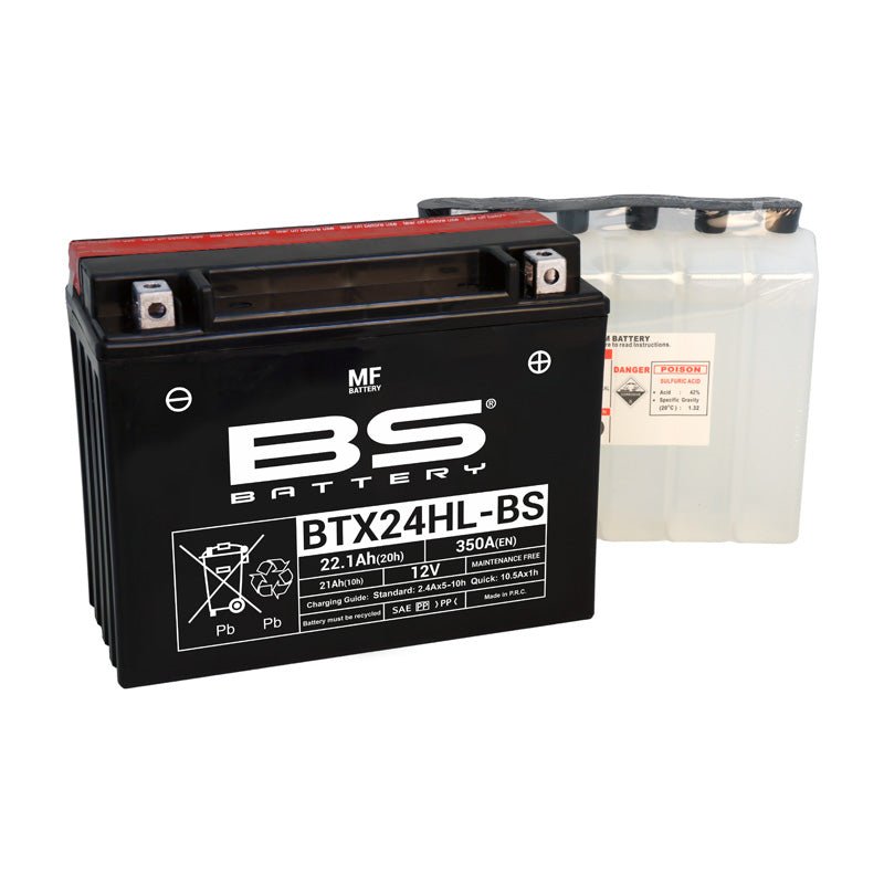 BS BATTERY BTX24HL - BS MAINTENANCE FREE 12V BATTERY (300630) - DRIVEN Canada's Powersports 3661451002943300630