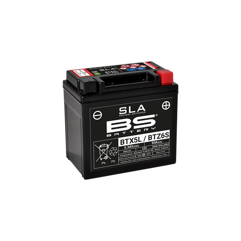 BS Battery BTZ6S SLA Factory Activated 12V Battery - DRIVEN Canada's Powersports 3564094006708300670