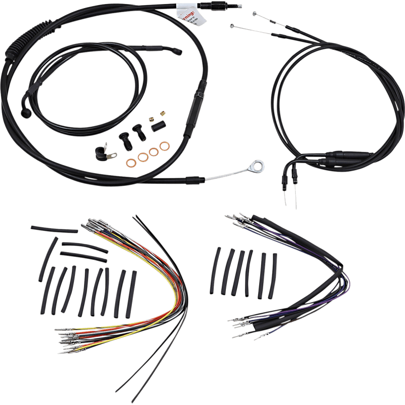 BURLY BRAND 00 - 06 FLST CABLE KIT 14" (B30 - 1009) - DRIVEN Canada's Powersports B30 - 1009B30 - 1009