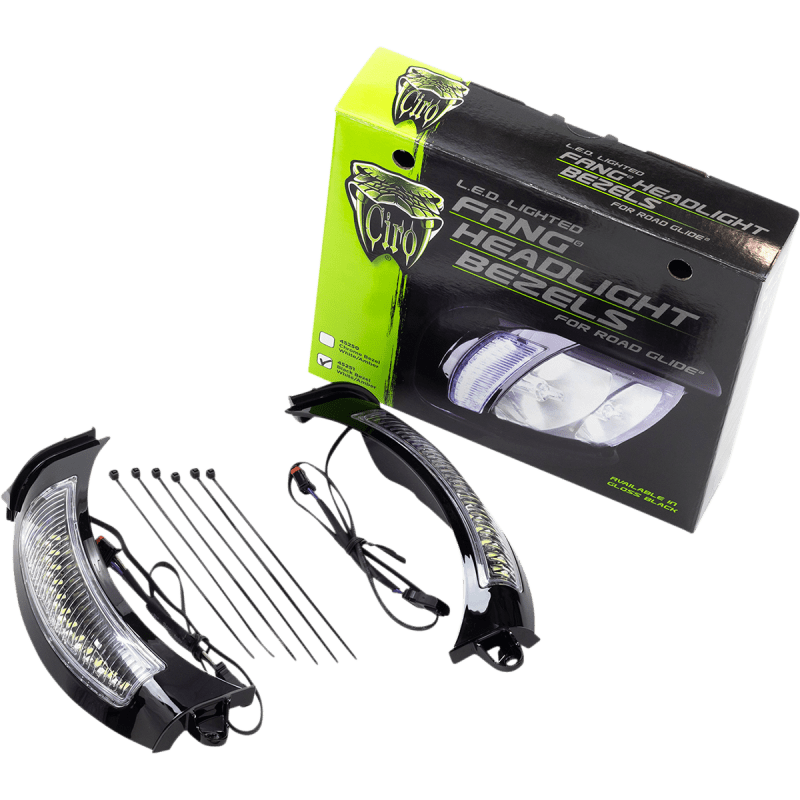 CIRO LLC 15 - 19 FLTRX LIGHT BEZEL FANG - DRIVEN Canada's Powersports 45251