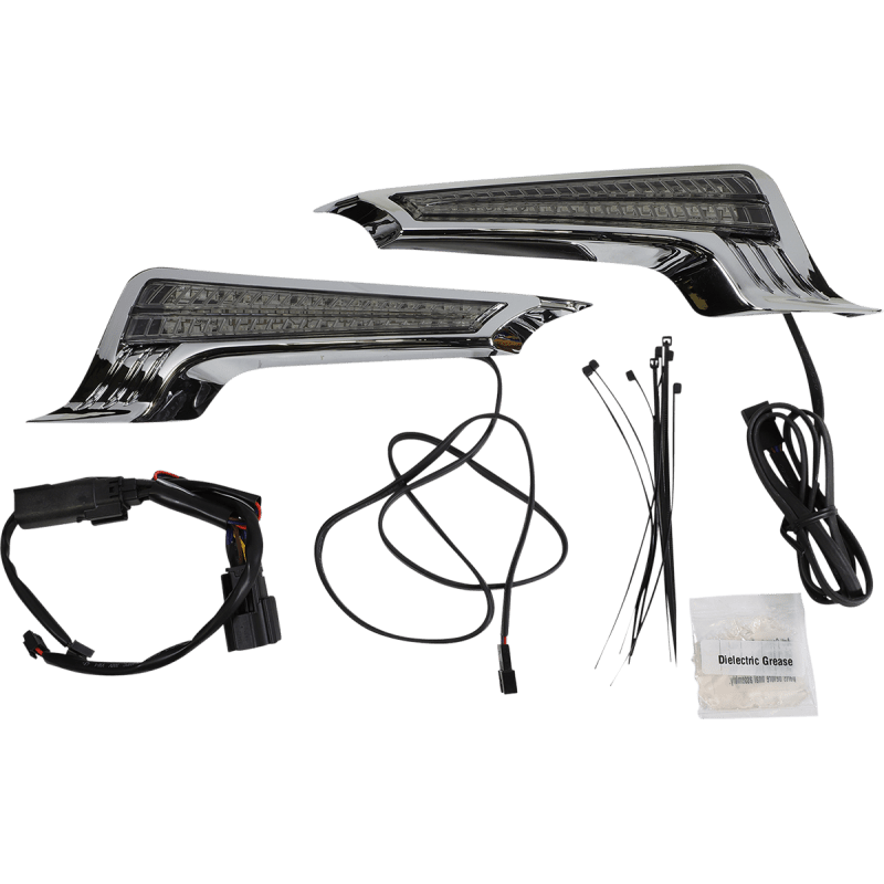 CIRO LLC FILLER PANEL ACCENT LIGHTS CHROME RED (40045) - DRIVEN Canada's Powersports 40045