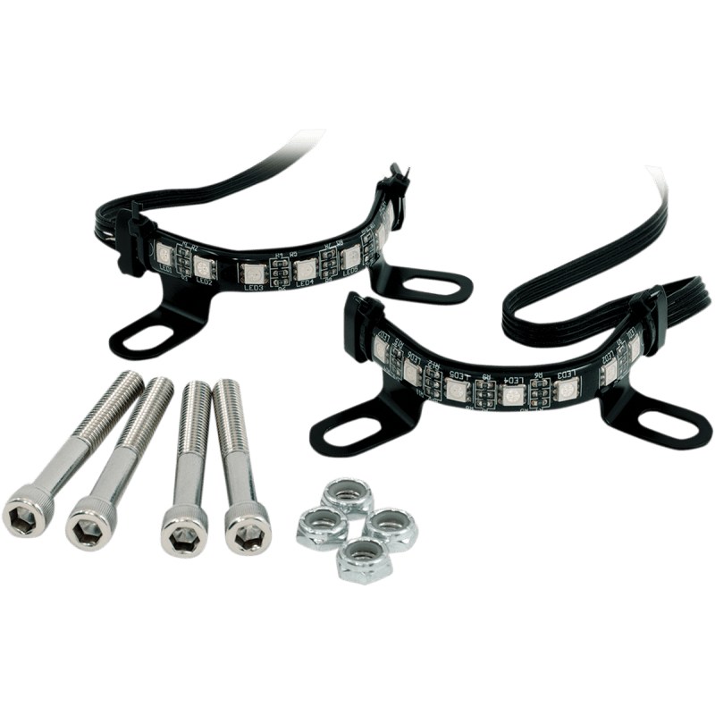 CIRO LLC LIGHTS FORK MOUNT 00 - 16 FLHT (EXC FLHTCUTG) (41009) - DRIVEN Canada's Powersports 41009