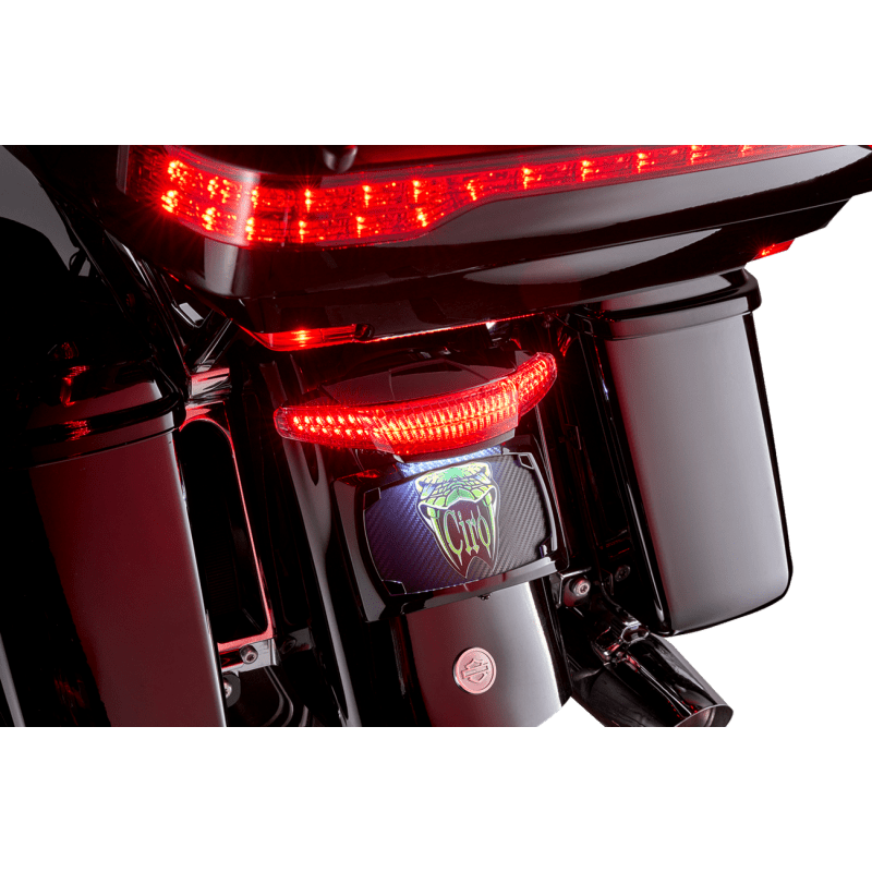 CIRO LLC TAILIGHT/LICENSE PLATE MOUNT SMOKE LENS - DRIVEN Canada's Powersports 40454