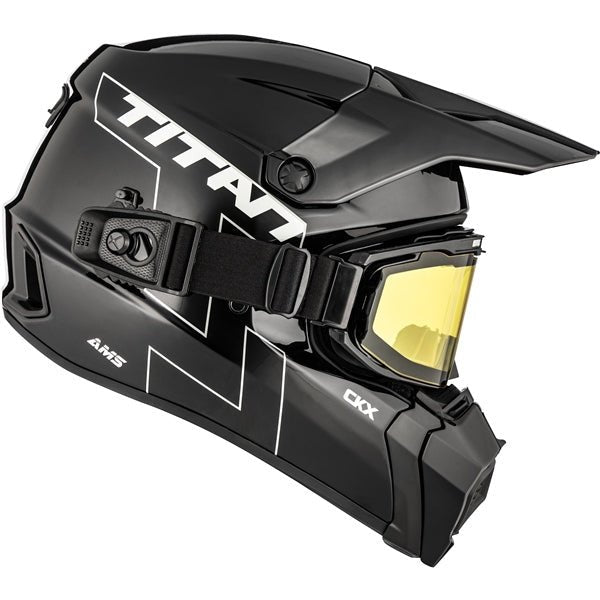 CKX AMS TITAN HELMET DL SOLID BK GLOSS - DRIVEN Canada's Powersports 779422387661518171