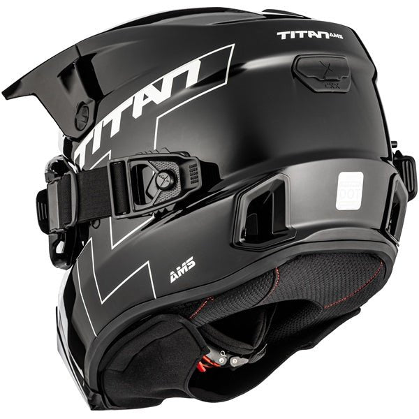 CKX AMS TITAN HELMET DL SOLID BK GLOSS - DRIVEN Canada's Powersports 779422387661518171