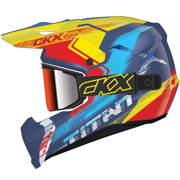 CKX AMS TITAN HELMET DL CONCORDIA BL/YE/RD - DRIVEN Canada's Powersports 779422390630518321