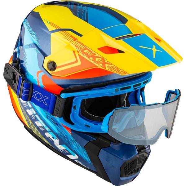 CKX AMS TITAN HELMET DL CONCORDIA BL/YE/RD - DRIVEN Canada's Powersports 779422393990518327