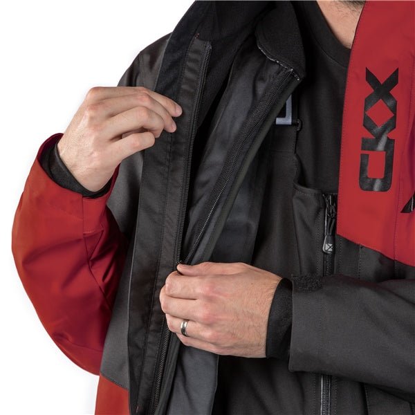 CKX CONQUER MEN JACKET - DRIVEN Canada's Powersports 779421876364M22 - 05 - BK/GY LOG XS