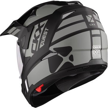 CKX QUEST RSV DUAL SPORTS HELMET, SUMMER FLASH - WITHOUT GOGGLE - Driven Powersports Inc.9999999995515091