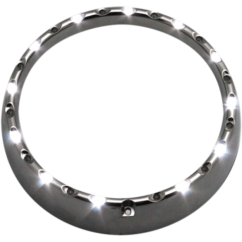 CUSTOM DYNAMICS 96 - 05 FLHT/X TRIM RING H - LIGHT 7" - DRIVEN Canada's Powersports CDTB - 7TR - 4C