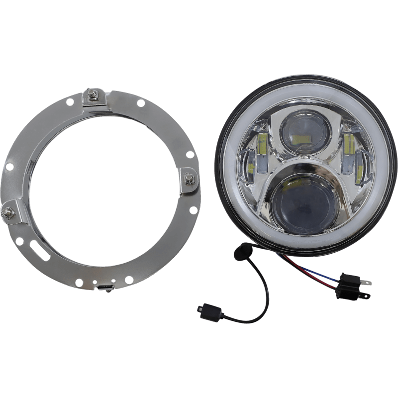 CUSTOM DYNAMICS HEADLAMP 7" PRGLW HALO C (PG - 7 - 13 - C) - DRIVEN Canada's Powersports PG - 7 - 13 - C