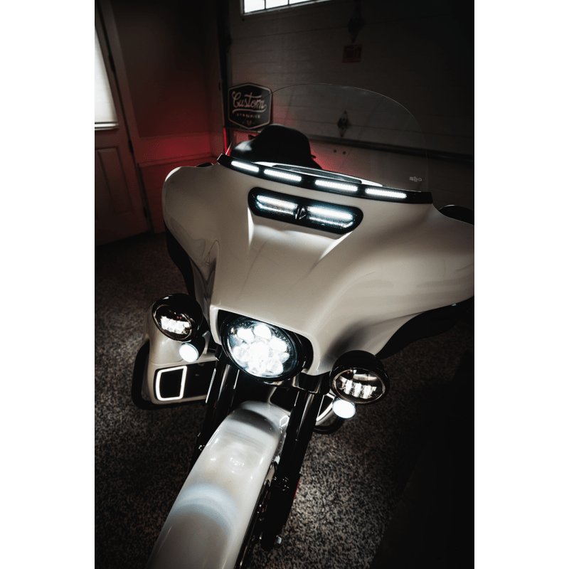CUSTOM DYNAMICS HEADLIGHT SHARK DEAMON 7" LED COLOR CHANGING (SD2 - 7 - 14) - DRIVEN Canada's Powersports SD2 - 7 - 14