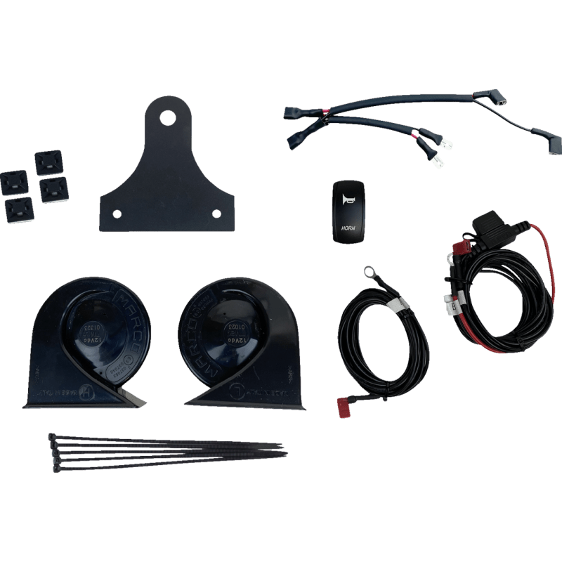 CUSTOM DYNAMICS HORN KIT DUAL W/SWTCH 109DB ELECTROMAGNETIC (CD - HORN - SXS) - DRIVEN Canada's Powersports CD - HORN - SXS