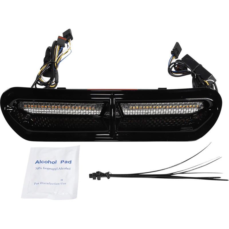 CUSTOM DYNAMICS INSERT LEDVENT BLK/STNL (CD - VENT - AW2 - B) - DRIVEN Canada's Powersports CD - VENT - AW2 - B