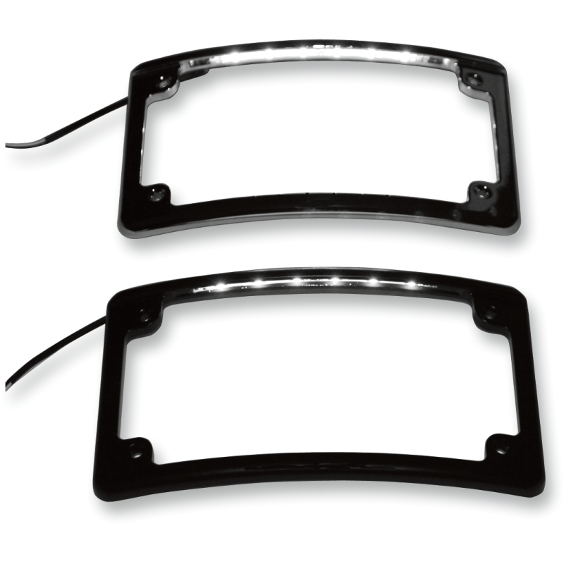 CUSTOM DYNAMICS LED LIC/PLATE FRAME CHROME (LPF - RAD - C - LP) - DRIVEN Canada's Powersports LPF - RAD - C - LP