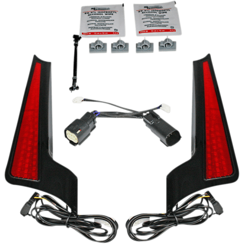 CUSTOM DYNAMICS LIGHT FASCIA 10 - 13BLK/RED (CD - FASCIA - SS6BR) - DRIVEN Canada's Powersports CD - FASCIA - SS6BR