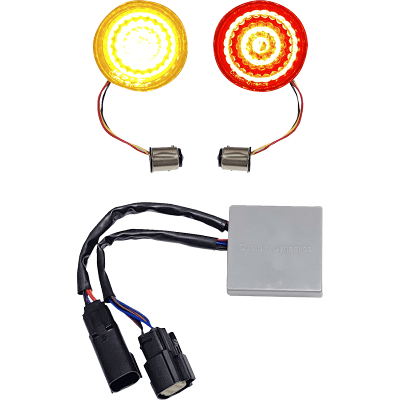 CUSTOM DYNAMICS LIGHT TSIG SMRT RED/AMB - DRIVEN Canada's Powersports CD - STS - AR - 57