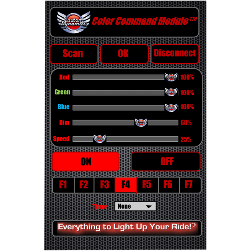 CUSTOM DYNAMICS MAGICAL WIZARD LIGHT FULL BIKE KIT TOOTH - DRIVEN Canada's Powersports TMWK2BM6