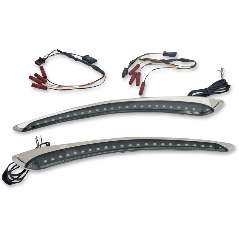 CUSTOM DYNAMICS TRIM W - SHLD 14 - 19 FLHT CHROME (CD - BFT - 14 - C) - DRIVEN Canada's Powersports CD - BFT - 14 - C