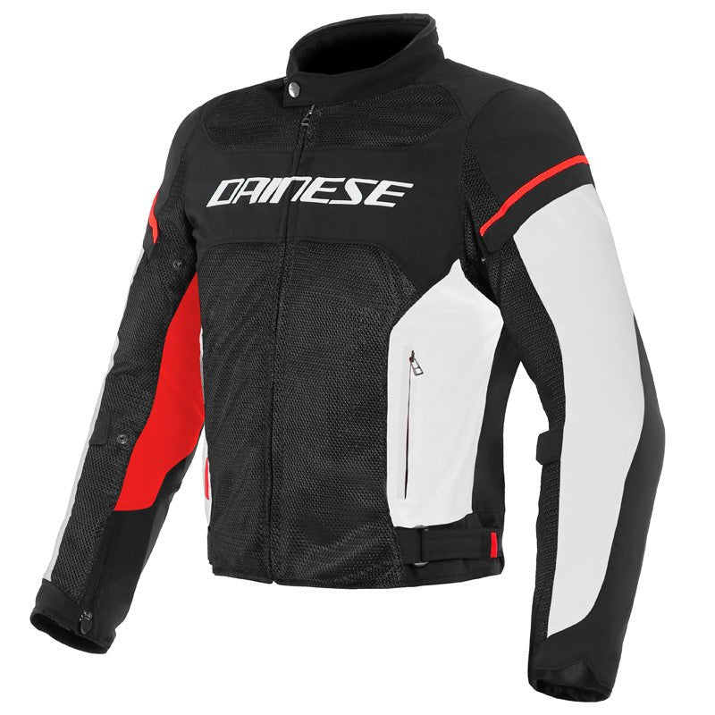 DAINESE AIR FRAME D1 TEX JACKET BLACK/WHITE/FLUO - RED (60) - DRIVEN Canada's Powersports 80526444953861735196 - 858 - 44