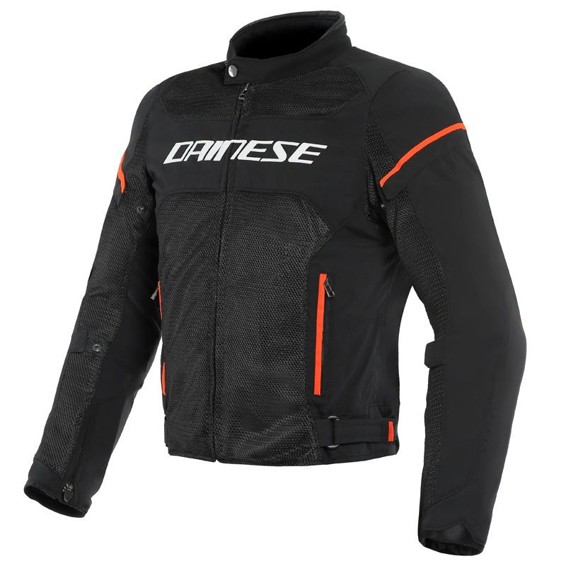DAINESE AIR FRAME D1 TEX JACKET BLACK/WHITE/FLUO - RED (60) - DRIVEN Canada's Powersports 80510191791041735196 - N32 - 48